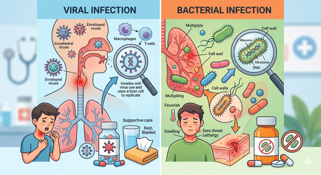 What Is the Difference Between a Viral and Bacterial Infection — and Why Does It Matter for Treatment? (Focus: viral vs bacterial infection Fort Myers)